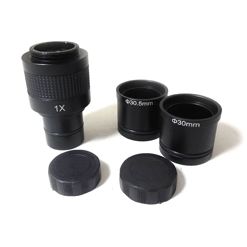 

1X Microscope camera eyepiece C mount adapter lens 23.2mm to 30mm 30.5mm ring adapter