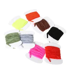 3.0m kart Rayon şönil sinek balıkçılık solucanlar şönil ipi hattı iplik yünlü Fly bağlama malzemeleri sazan balıkçılık mücadele Pesca
