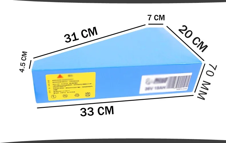 Flash Deal 48V Triangle lithium ion Battery Electric Bicycle battery bag 54.6v ebike Triangle battery pack 12