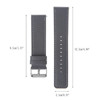 

Leather Wristband Strap Band Replacement For Fitbit Versa Fitness Smart Bracelet