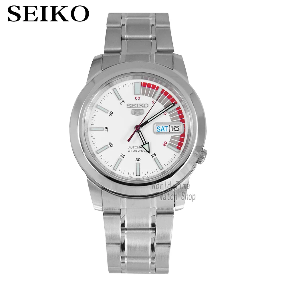 seiko watch men 5 automatic watch set top Luxury Brand Waterproof Sport