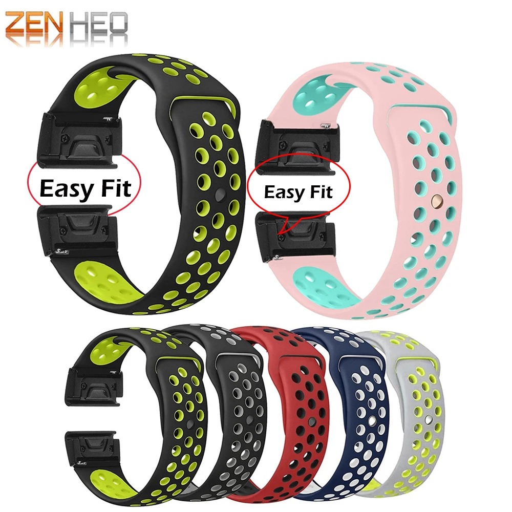 

22mm Watch Accessories Quick Release Band For Garmin Forerunner 935/945 Strap Watchband for Garmin Fenix 5/5 Plus Smart Watch