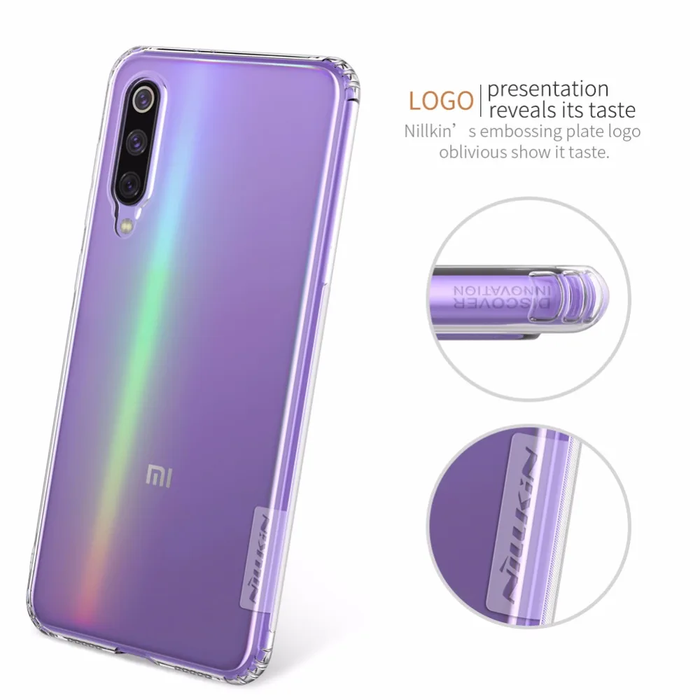 Чехол для Xiaomi Mi 9 SE NILLKIN Nature TPU прозрачный мягкий чехол для задней панели защитный чехол для Xiaomi Mi 9 SE