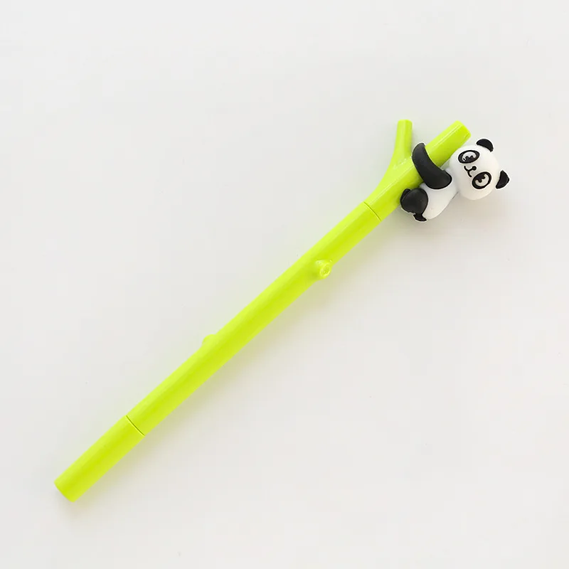 2 pcs/lot Panda Gel Pen Cartoon Animal 0.5mm black ink Signature Pen School Office Supply Promotional Gift