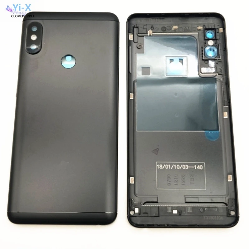Новая задняя крышка батарейного отсека Корпус с объективом камеры для Redmi Note 5/pro/prime с лотком для держателя sim-карты