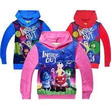 boys outerwear coat cartoon autumn 2016 cartoon Inside Out boy outerwear coat long-sleeve children boys hoodies sweatshirt coat