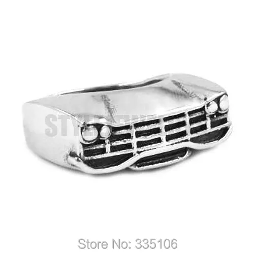 

Wholesale Car Head Motorcycle Biker Ring Stainless Steel Jewelry Classic Motor Biker Men Ring SWR0326A