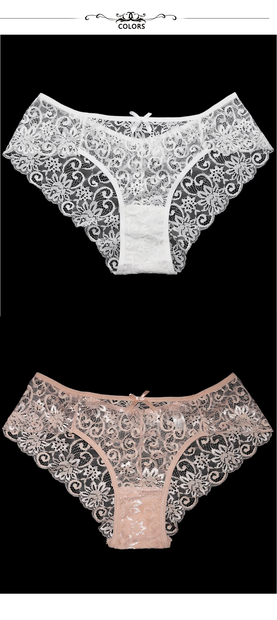Fancy Lace Panty Set (3Pcs)