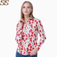Sparshine Cotton Floral Ladies Tops Women Blouse Female Shirt Blusas Femininas Casual Work Office Ladies Tops Women Clothing