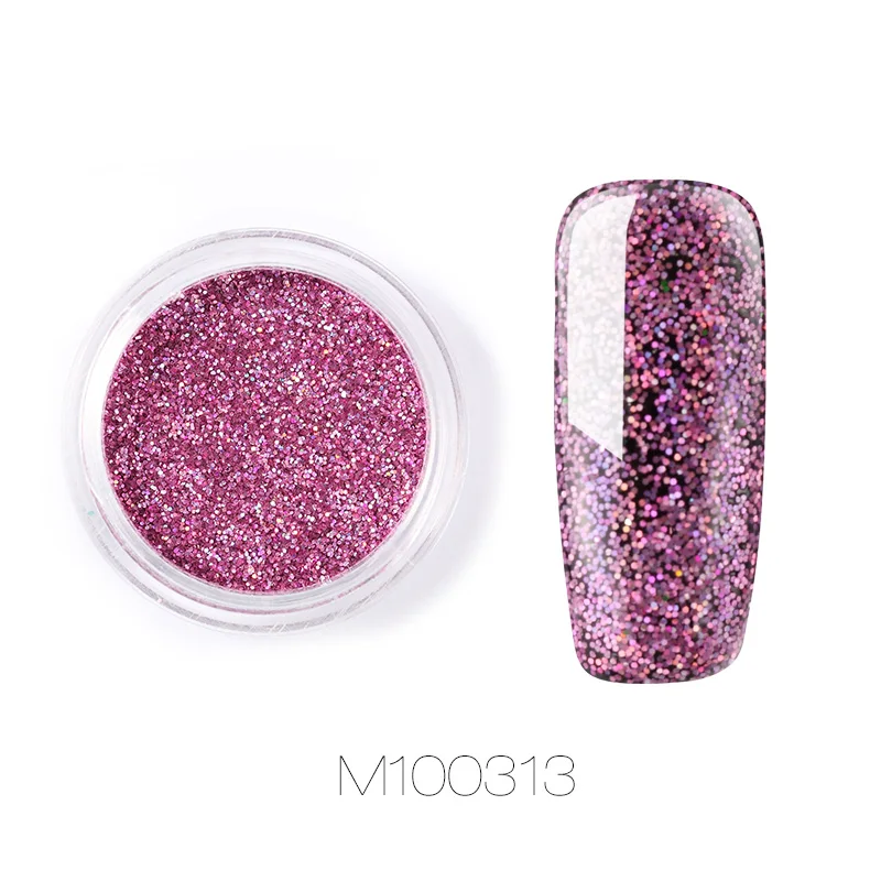 ROSALIND Nail Pigment Powder Nails Glitter Art Dip Powder Set Gel Polish Mirror Manicure Sparkles For Nails Chrome Pigment Art - Цвет: M100313