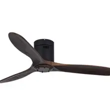 Европейский современный деревянный потолочный вентилятор с пультом дистанционного управления, для гостиной, спальни, столовой, чердак, без вентилятора, светильник, 220 вольт