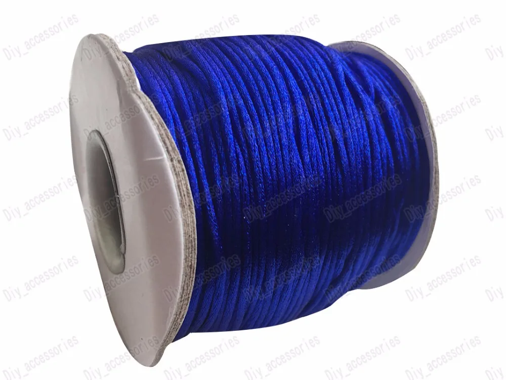 1.5mm Royalblue Rattail Satin Nylon Cord Chinese Knot Beading Cord