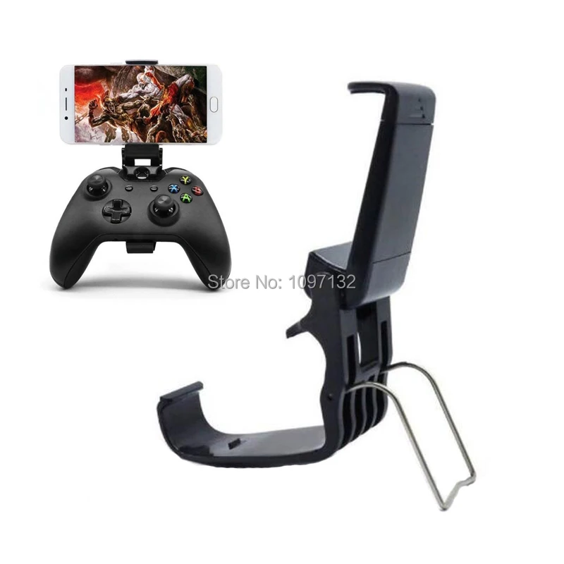 Phone Mount Bracket Hand Grip Stand For Xbox ONE S Slim Ones Controller Adjustable Clip Holder (2)