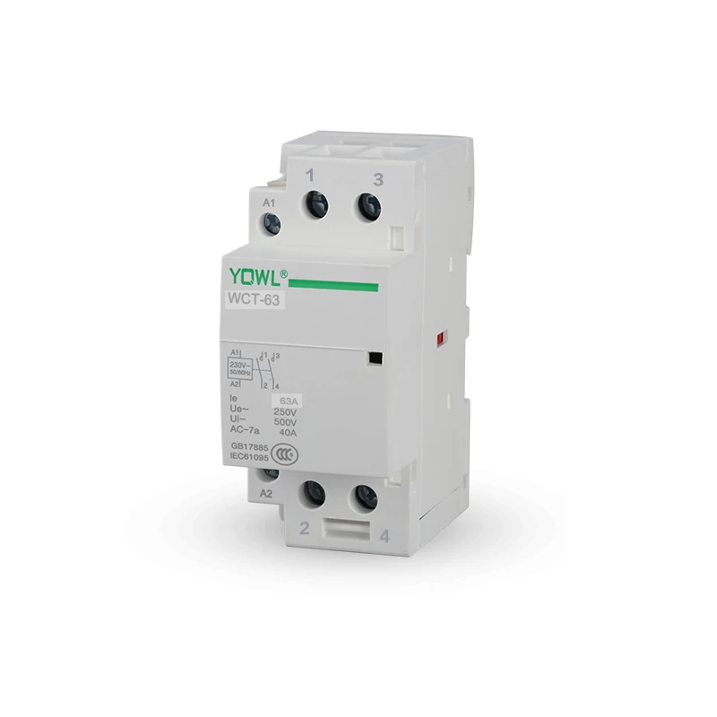 

2P 63A 2NO 2NC 1NO+1NC 24V/110V/230V 50/60HZ Auto Switch Din Rail Household AC Contactor