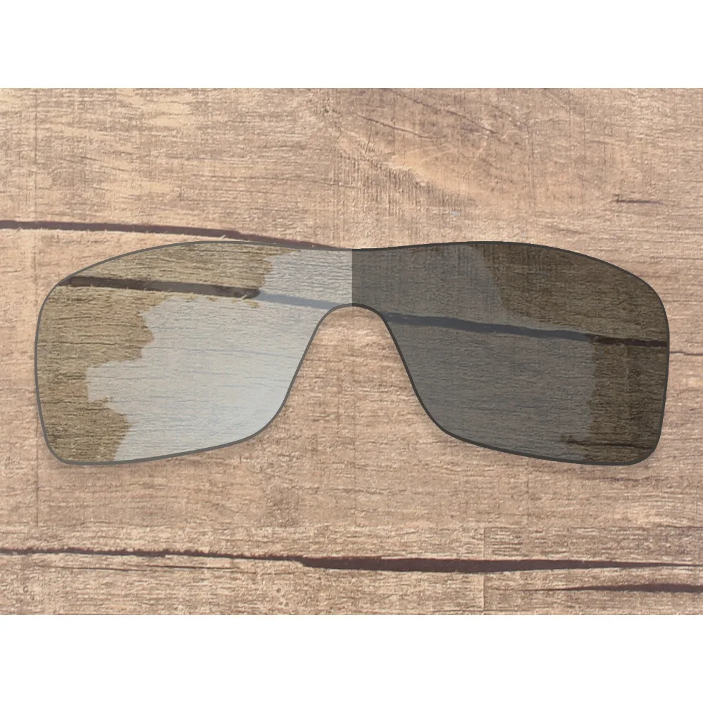 

Vonxyz Grey Photochromic Polarized Replacement Lenses for-Oakley Batwolf Frame