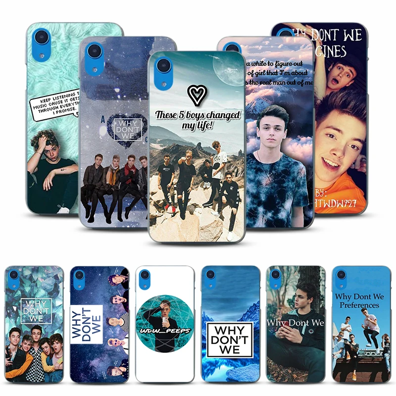 

Hard PC phone case for iphone XSMax XR X XS Popular why dont we preferences the band cases for iphone 7 7plus 6 6splus 8 8plus 5