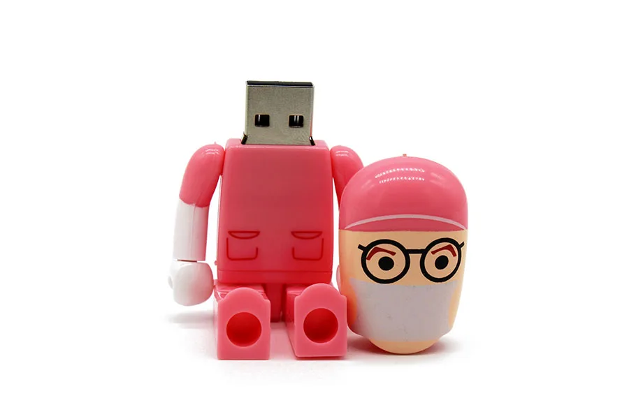 BiNFUL мини доктора Usb флэш-накопитель реальная емкость доктор в виде медсестры 8 г/16 г/32 г/64 г карта памяти