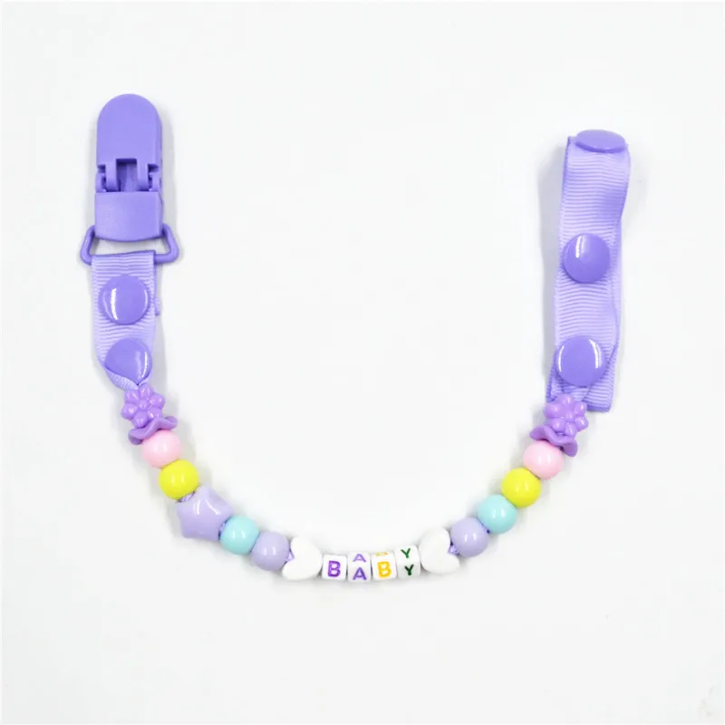 Rosiky Baby Pacifier Clip Chain New Baby Boys Girls Pacifier Clips