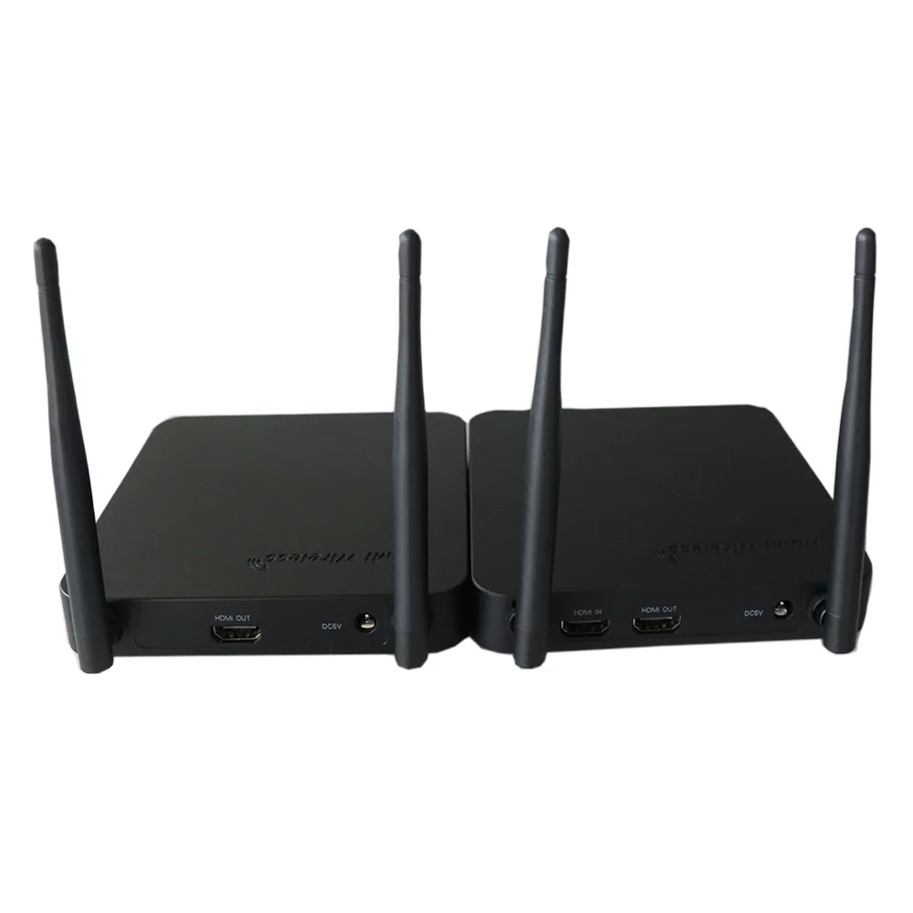 HDMI беспроводной удлинитель 100 м 2 4 ГГц и 5 1080P комплект приемника передатчика TCP/IP