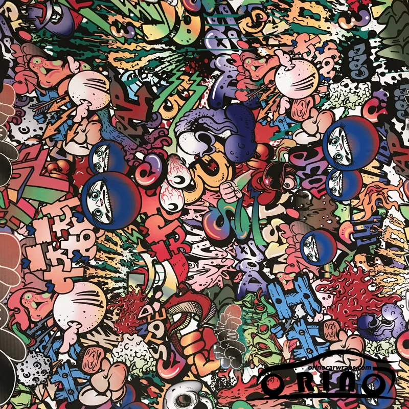 JMD Sticker Bomb Vinyl Film Wrap-8
