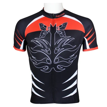 

Free shipping Personality Guitar Men Short sleeve Cycling Jerseys Polyester Bike Clothes Black Breathable Bicycle Clothing