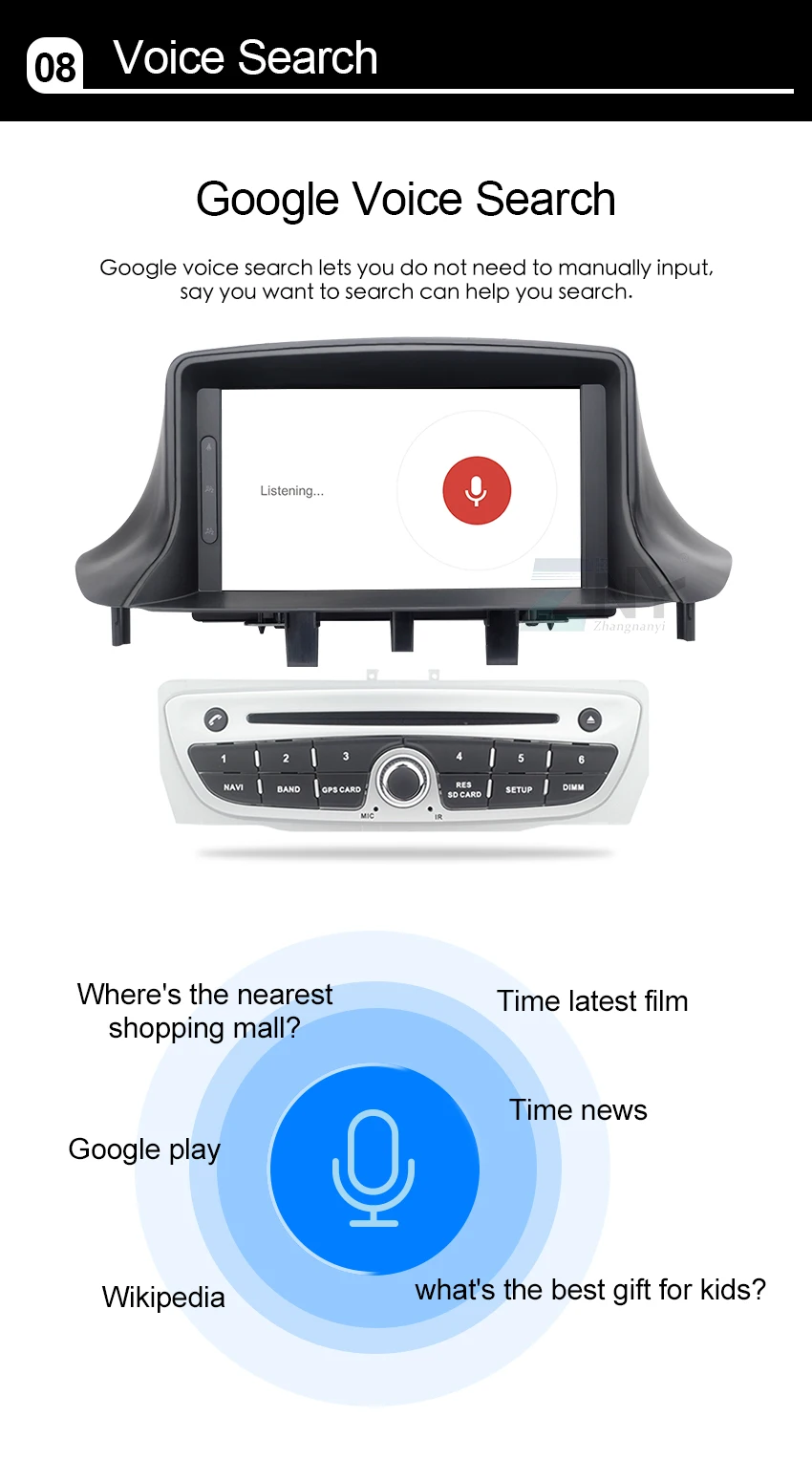 Cheap 7" HD Android 8.1 Car DVD For Renault Megane 3 2009 2010 2011 2012 2013 2014 2015 Fluence Radio WiFi GPS Navigation Rear Camera 10