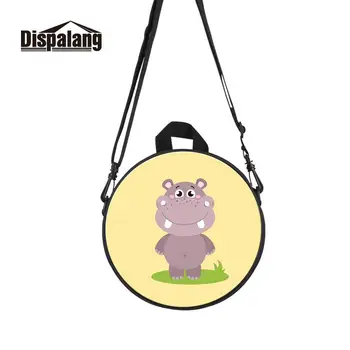 

Lady Style Beautiful Messenger Bag Female Crossover Shoulder Bags Pretty Round Shoulder Bags for Girl Cartoon Animal Printed
