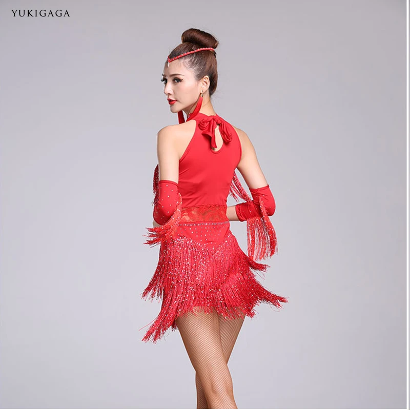 

2019 Vintage Bling Fashion V Neck 1920s Sequin Fringe Charleston Flapper Great Gatsby Stage Dance Clothing Dresses Wear Costumes