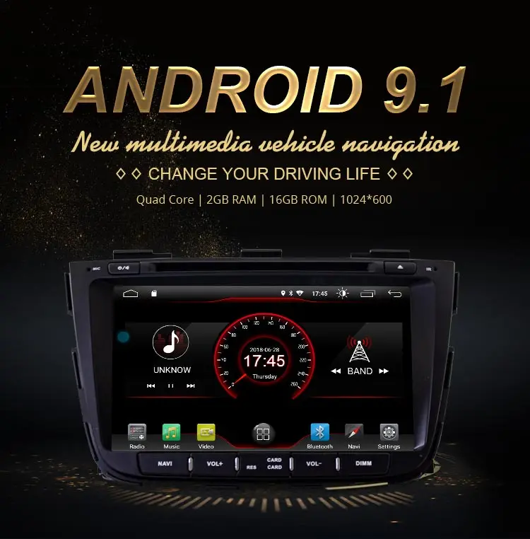 Excellent JDASTON Android 9.1 Car DVD Player For KIA SORENTO 2013 2014 2 Din Car Radio GPS Navigation Stereo WIFI Multimedia Head unit RDS 1
