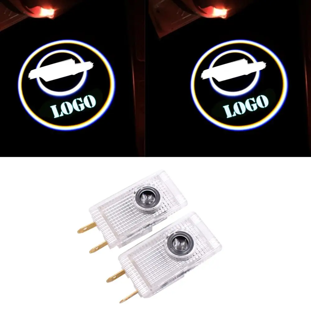 

Brand New 2pcs for opel led light for Car Door Welcome Light Logo LED Projector auto accessorie ambient light free shipping
