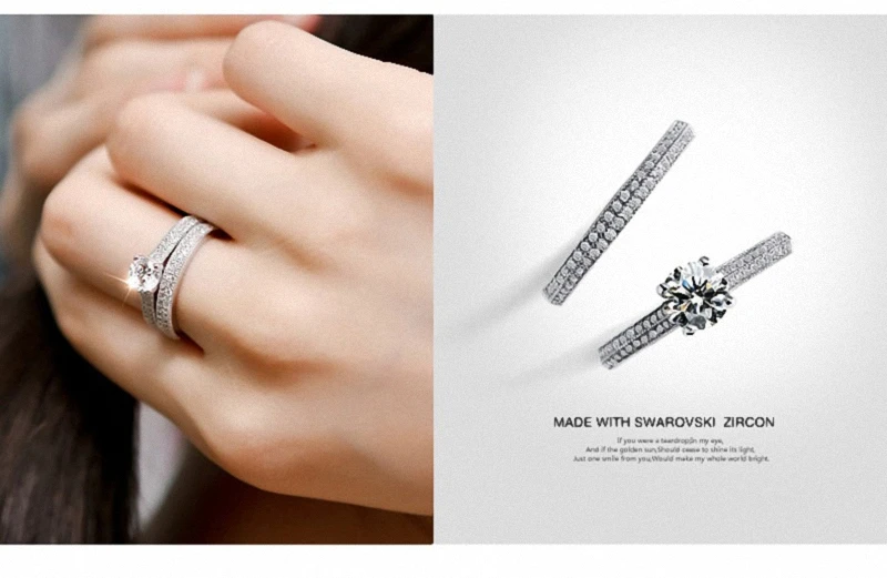 Фирменное кольцо с настоящими австрийскими кристаллами, золотого цвета, AAA, циркония, микро вставки, модное кольцо для женщин, новое двойное круглое кольцо, RG10345