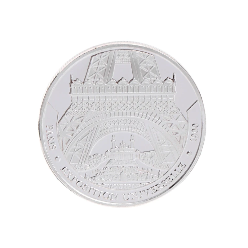 Commemorative Coin Paris Tower Building Collection Arts Gifts BTC Bitcoin Alloy