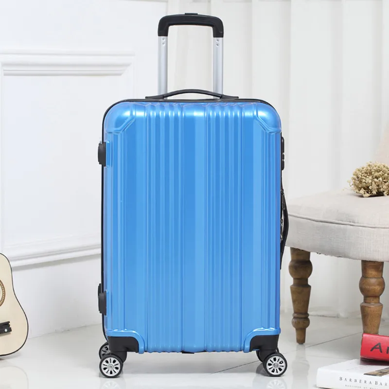 

New 20/22/24 inch ABS trolley case custom caster luggage suitcase zipper suitcase