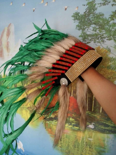 Cinta de Indio con 2 Plumas