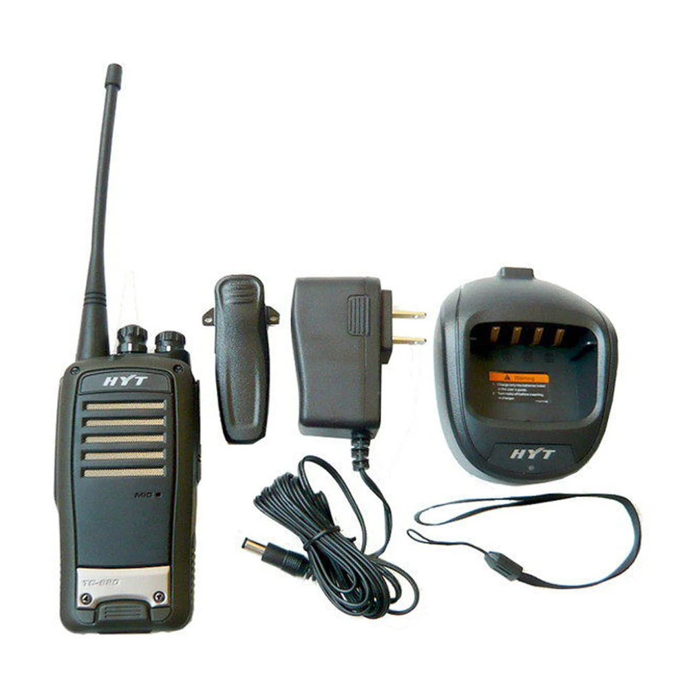 HYT TC-620 Hytera TC620 UHF VHF двухстороннее радио с 16Ch 5 Вт BL1204 батарея и зарядное устройство крепкая дальняя рация