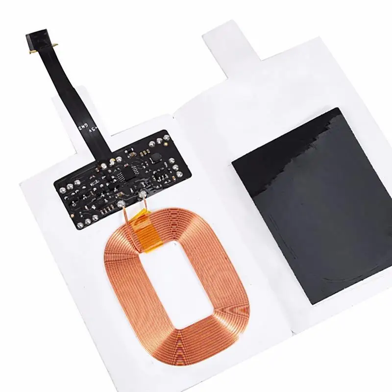 Micro USB Qi Wireless Charger Receiver Charging Adapter Receptor Receiver Pad Coil Chip For Samsung HUAWEI Android Smartphone