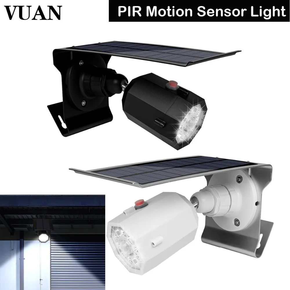 

500lm Led Solar Light Outdoor Waterproof 10 LED Street Light PIR Motion Sensor Light Garden Emergency Lamp Security SpotLight