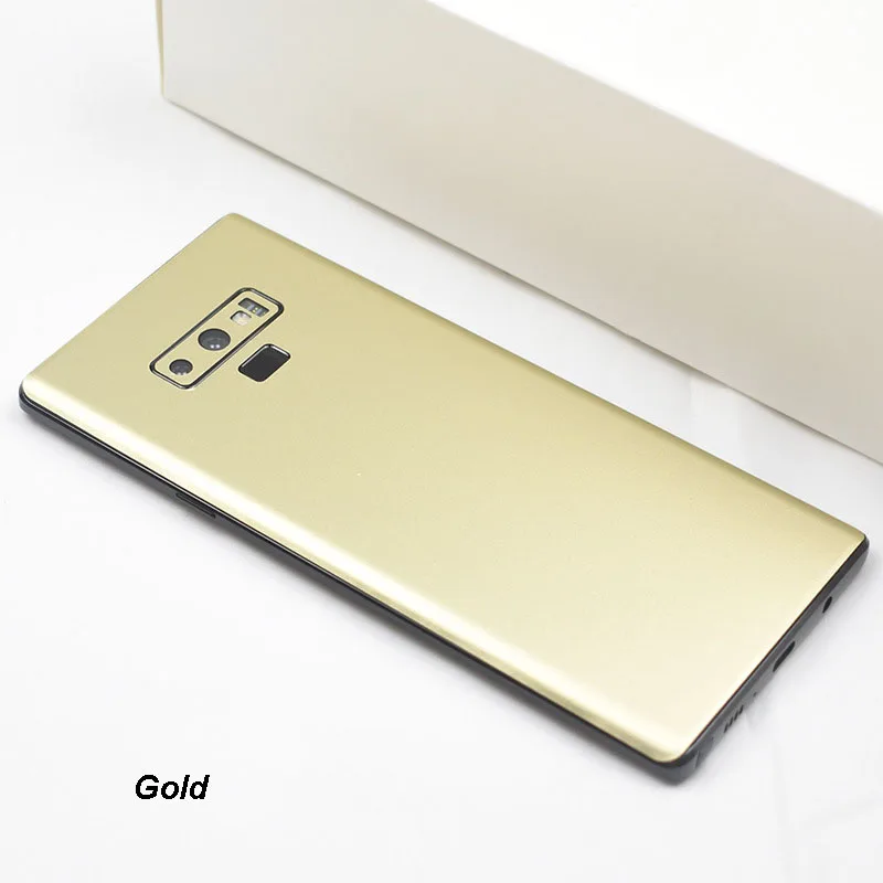 3D Carbon Fiber Skins Protective Film Wrap Skin Phone Back Paste Protective Film Sticker For SAMSUNG Note 9 Pure Color Sticker (13)