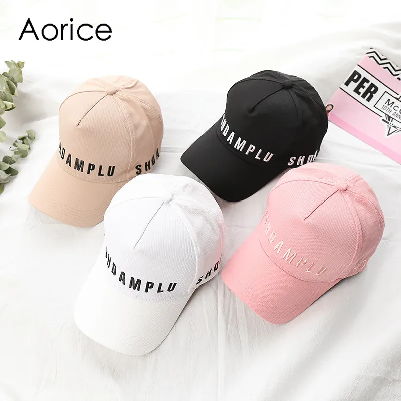 Aorice CF962 Новая модная Хлопковая мужская шляпа Молодежная бейсболка с вышитыми