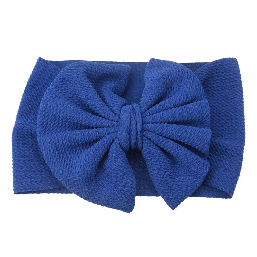 Royal Blue 18 шт большие галстуки-бабочки повязка на голову бутик женские аксессуары для волос банты для волос, ободок повязка на волосы "тюрбан" повязка для волос - Цвет: Royal Blue
