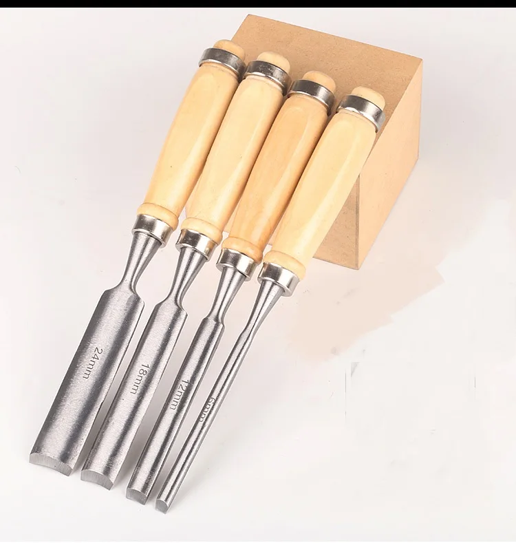 

New 4type 6,12,18,24mm Semicircular chisel Carving Set Wood gouge Chisel Woodworking Tool