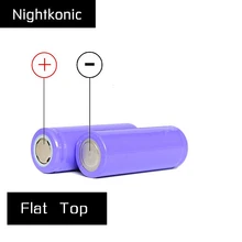 

High Quality Nightkonic 4 Piece/lot ICR 18500 Battery 3.7V 1400mAh li-ion Rechargeable Battery Blue