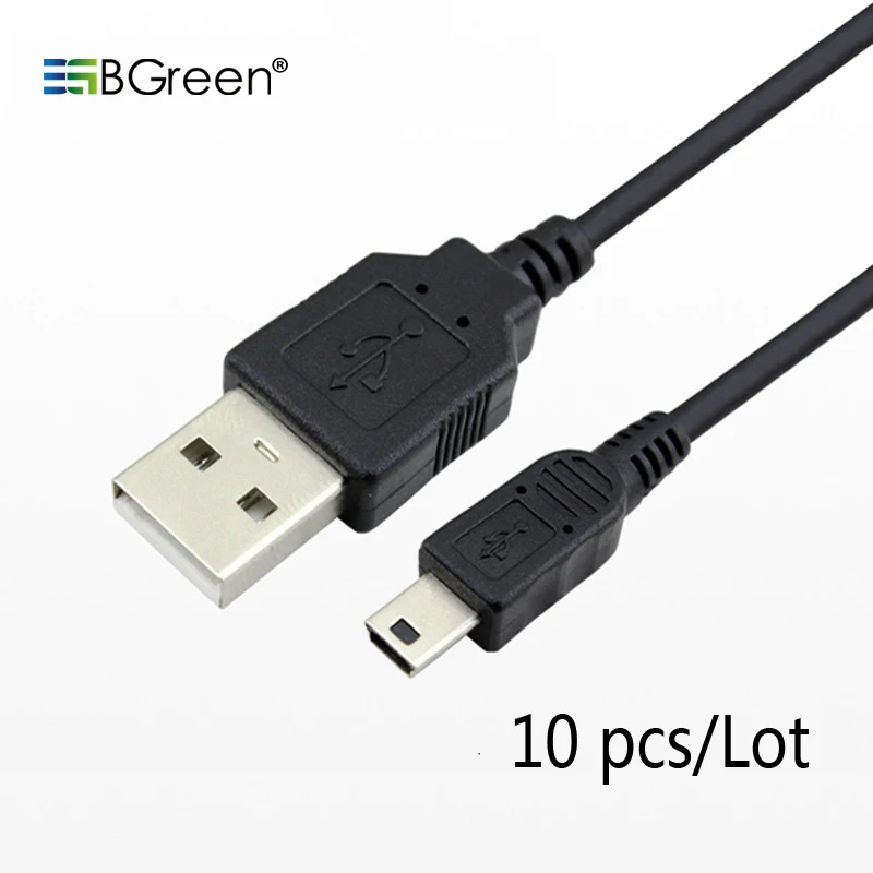 

BGreen 10X Mini USB Cable To USB 2.0 Data Sync Charging 50CM For MP3 Player Speaker Hard Disk Camera Digital Device