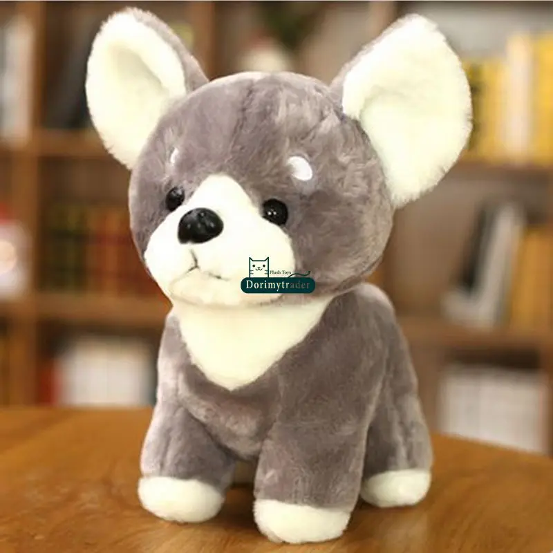 Dorimytrader New Pop Animal Shiba Inu Plush Toy Big 45cm Stuffed Simulated Akita Dogs Doll Pillow Present for Kids DY61719 (6)