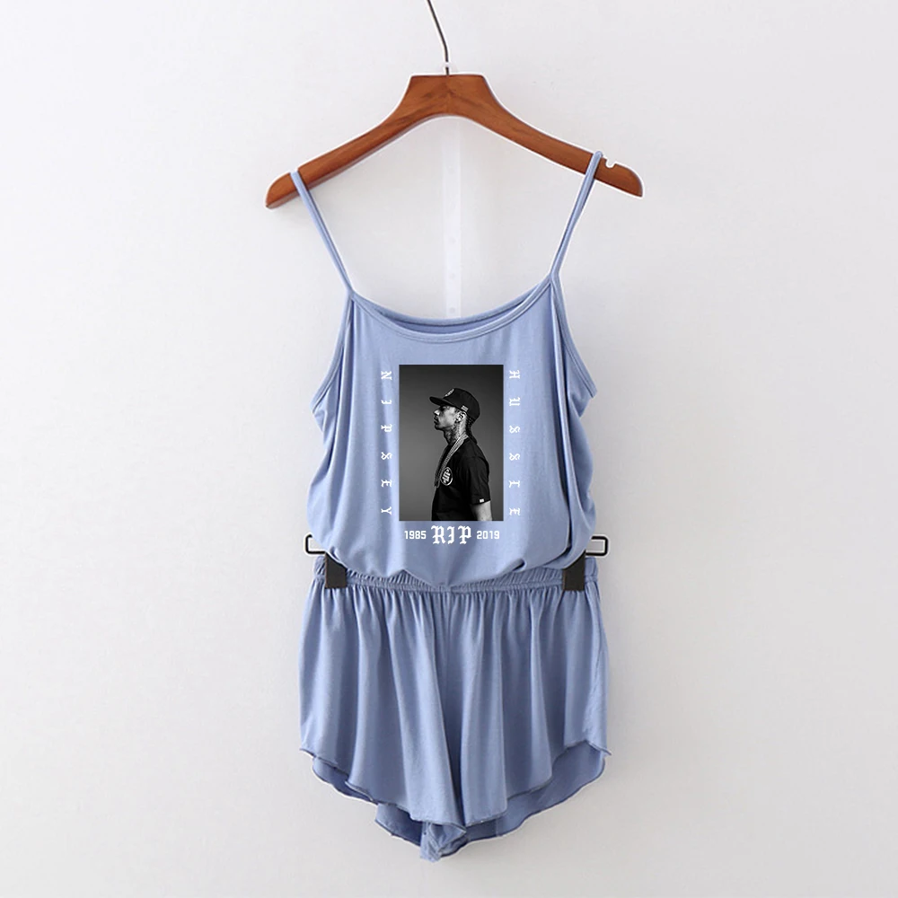 

Nipsey Hussle Two Piece Set 2 Piece Set Women Crop Top+Shorts Set Two Piece Outfits Matching Sets Active Wear Conjunto Feminino