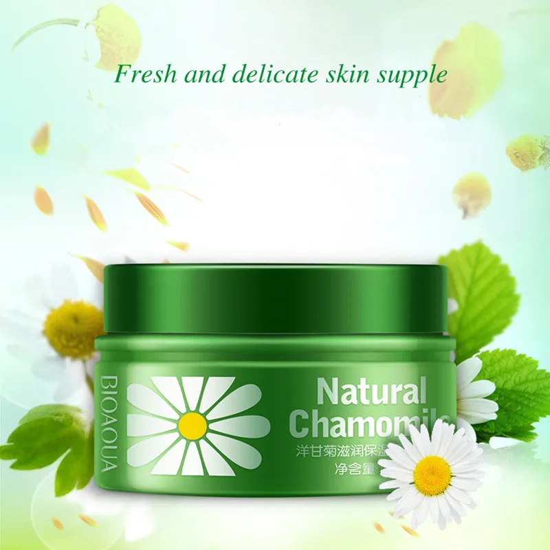 BIOAQUA  Natural Chamomile Disposable Mask Cream Essence Deep Moisturizing Hydrating Whitening Essence Whole Face Care 2