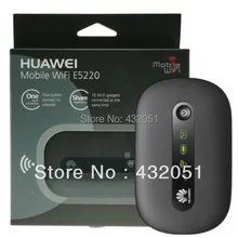 HUAWEI E5220 21 Мбит/с черный мобильный WiFi 3g HSPA+ Карманный беспроводной личный точка доступа