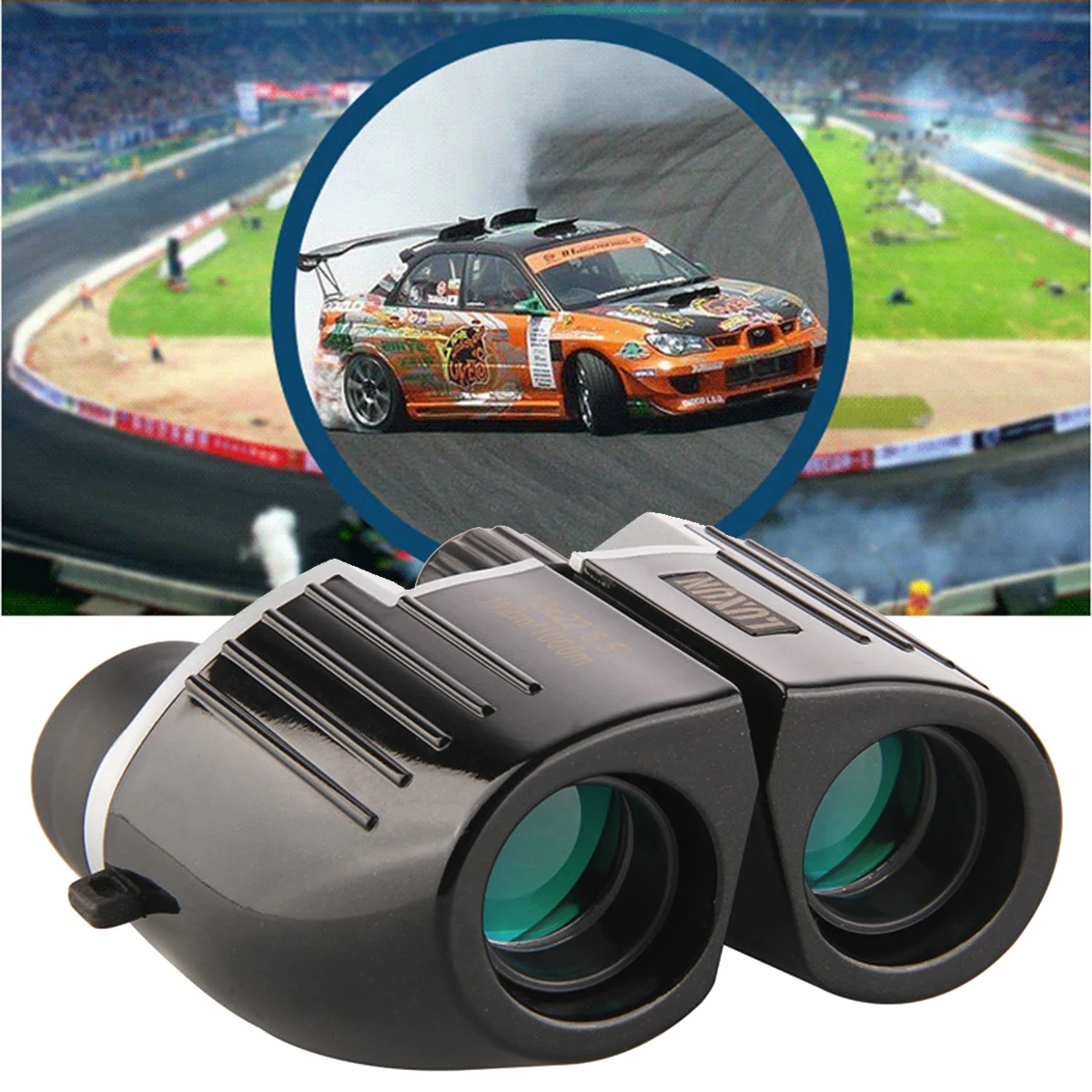 الحفل مناظير البسيطة 10x22 HD تلسكوب الاتفاق التكبير تلسكوب w/ضوء ضعيف ل مراقبة الطيور الصيد المشي