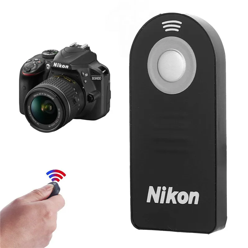 

ML-L3 MLL3 IR Wireless Shutter Release Remote Control for D7000 Nikon D5100 D5000 D3000 D90 D70 D60 D40 D40x Digital SLRS Camera