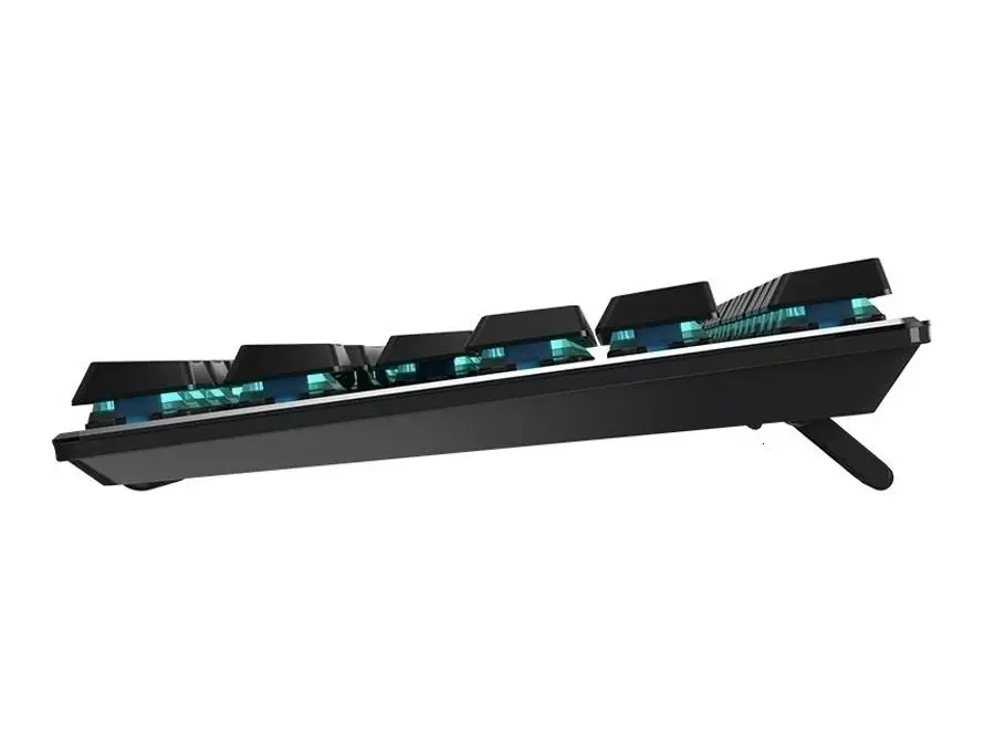 

Bluetooth Wireless Wired Mechanical Gaming Keyboard Flat for Phone Tablet Computer 68/87 Layout Blue Backlit